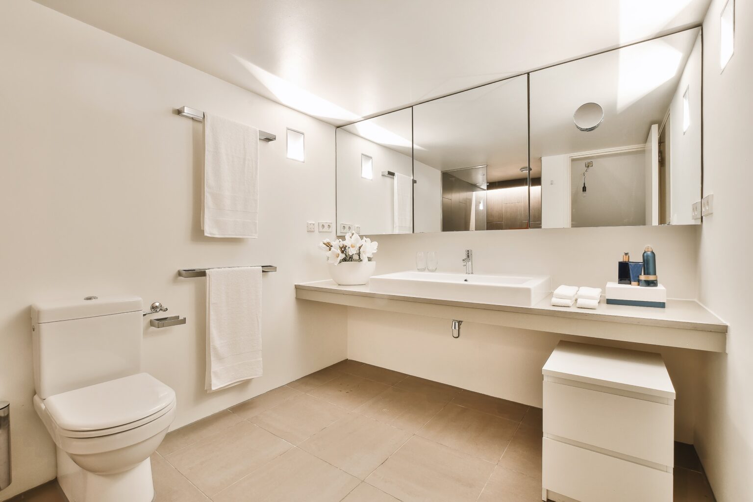 Design of a bathroom